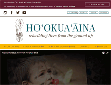 Tablet Screenshot of hookuaaina.org
